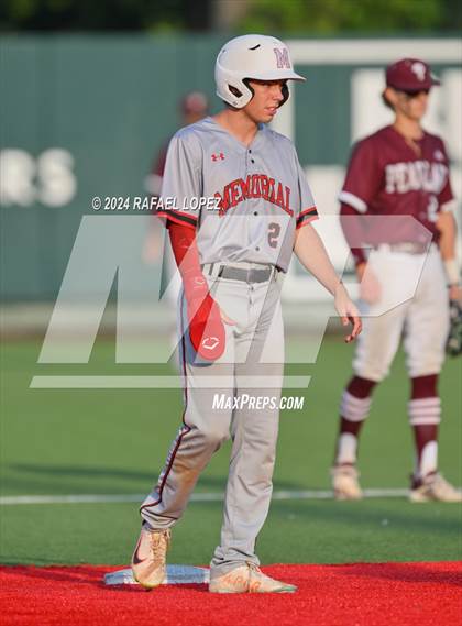 Thumbnail 2 in Memorial vs. Pearland (UIL Baseball 6A Region 3 Regional Semifinal) photogallery.