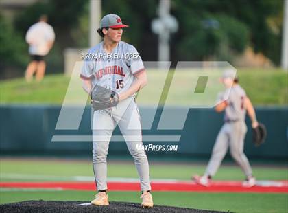Thumbnail 2 in Memorial vs. Pearland (UIL Baseball 6A Region 3 Regional Semifinal) photogallery.