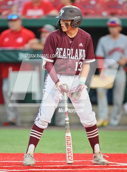 Thumbnail 1 in Memorial vs. Pearland (UIL Baseball 6A Region 3 Regional Semifinal) photogallery.