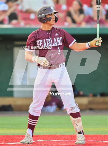 Thumbnail 1 in Memorial vs. Pearland (UIL Baseball 6A Region 3 Regional Semifinal) photogallery.