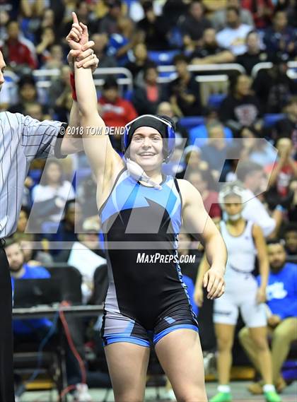 Thumbnail 3 in UIL Wrestling Championships (5A and 6A Finals) photogallery.
