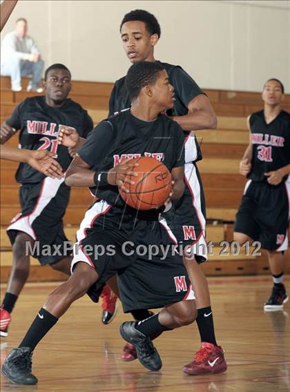Thumbnail 3 in Desert Hot Springs vs A.B. Miller (MaxPreps Holiday Classic) photogallery.