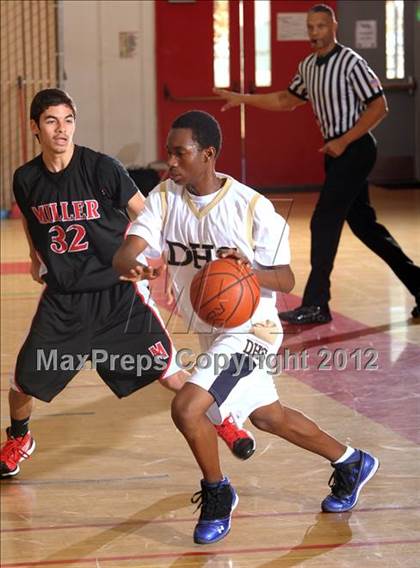 Thumbnail 1 in Desert Hot Springs vs A.B. Miller (MaxPreps Holiday Classic) photogallery.