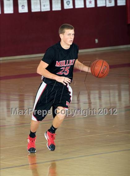 Thumbnail 1 in Desert Hot Springs vs A.B. Miller (MaxPreps Holiday Classic) photogallery.