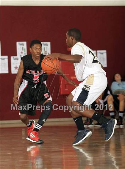 Thumbnail 1 in Desert Hot Springs vs A.B. Miller (MaxPreps Holiday Classic) photogallery.
