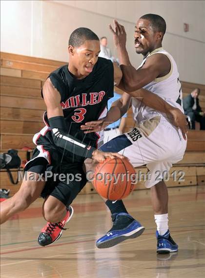 Thumbnail 1 in Desert Hot Springs vs A.B. Miller (MaxPreps Holiday Classic) photogallery.