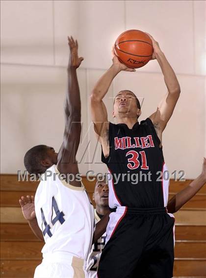 Thumbnail 1 in Desert Hot Springs vs A.B. Miller (MaxPreps Holiday Classic) photogallery.