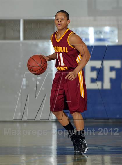 Thumbnail 2 in Cardinal Hayes vs. Harvard-Westlake (MaxPreps Holiday Classic) photogallery.