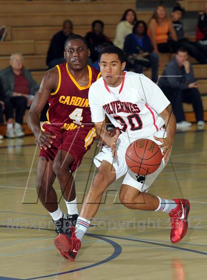 Thumbnail 1 in Cardinal Hayes vs. Harvard-Westlake (MaxPreps Holiday Classic) photogallery.