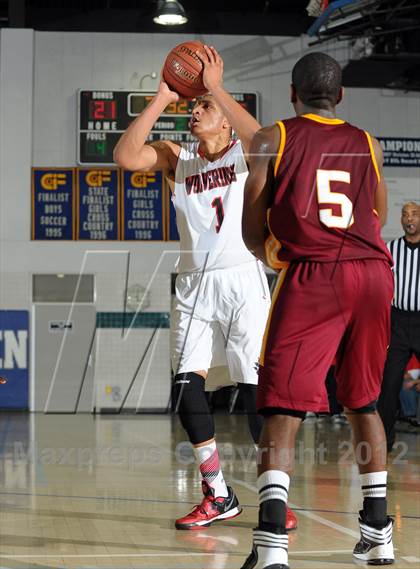 Thumbnail 1 in Cardinal Hayes vs. Harvard-Westlake (MaxPreps Holiday Classic) photogallery.