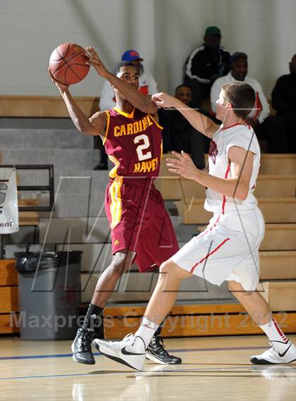 Thumbnail 1 in Cardinal Hayes vs. Harvard-Westlake (MaxPreps Holiday Classic) photogallery.