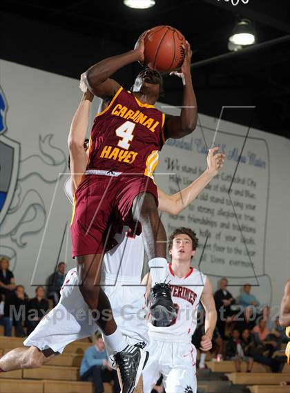 Thumbnail 1 in Cardinal Hayes vs. Harvard-Westlake (MaxPreps Holiday Classic) photogallery.