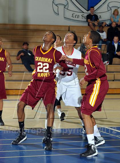 Thumbnail 3 in Cardinal Hayes vs. Harvard-Westlake (MaxPreps Holiday Classic) photogallery.