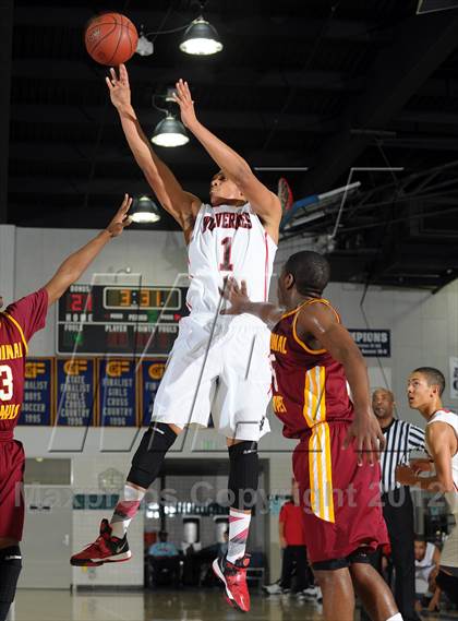 Thumbnail 2 in Cardinal Hayes vs. Harvard-Westlake (MaxPreps Holiday Classic) photogallery.