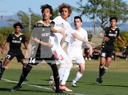 Thumbnail 2 in Orange Lutheran vs Servite photogallery.