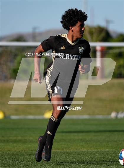 Thumbnail 1 in Orange Lutheran vs Servite photogallery.