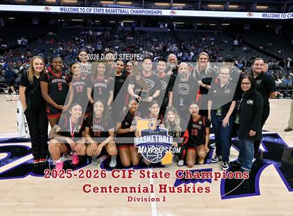 Thumbnail 1 in Centennial vs. Clovis (CIF State D1 Final) photogallery.