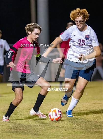 Thumbnail 3 in Freedom Christian Academy vs Village Christian Academy (SAC Tournament Semi-Final) photogallery.