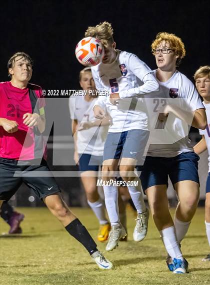 Thumbnail 3 in Freedom Christian Academy vs Village Christian Academy (SAC Tournament Semi-Final) photogallery.