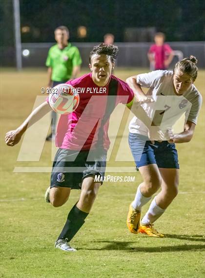 Thumbnail 2 in Freedom Christian Academy vs Village Christian Academy (SAC Tournament Semi-Final) photogallery.