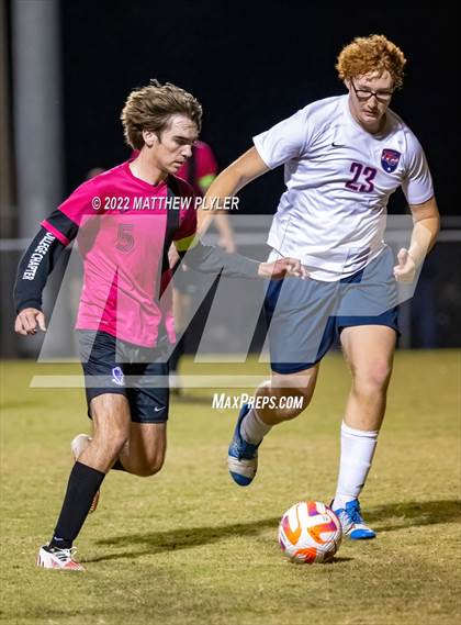 Thumbnail 1 in Freedom Christian Academy vs Village Christian Academy (SAC Tournament Semi-Final) photogallery.