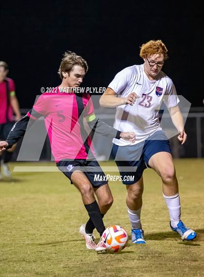 Thumbnail 2 in Freedom Christian Academy vs Village Christian Academy (SAC Tournament Semi-Final) photogallery.