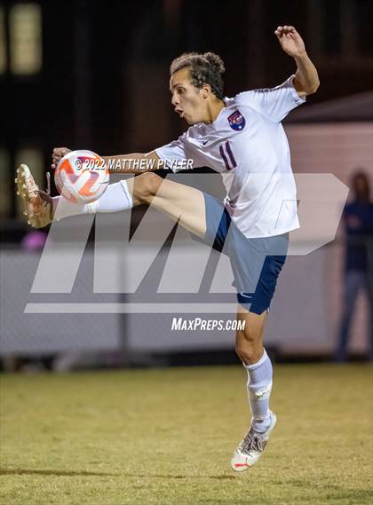 Thumbnail 1 in Freedom Christian Academy vs Village Christian Academy (SAC Tournament Semi-Final) photogallery.