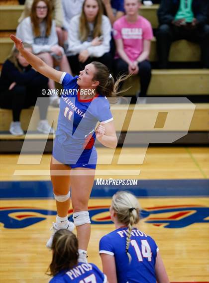 Thumbnail 2 in Blair Oaks vs California (MSHSAA D3 Semifinal) photogallery.