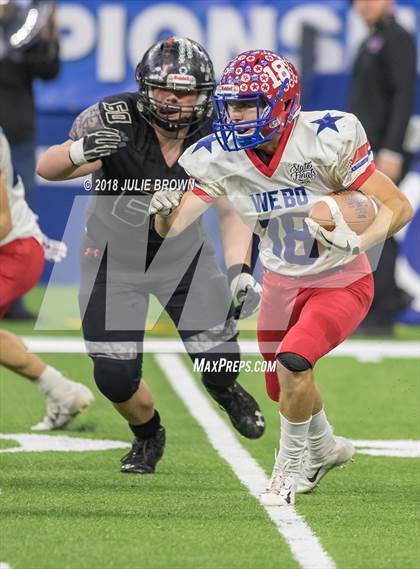 Thumbnail 2 in Eastbrook vs. Western Boone (IHSAA 2A Final) photogallery.