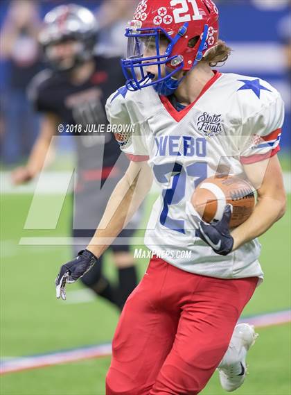 Thumbnail 3 in Eastbrook vs. Western Boone (IHSAA 2A Final) photogallery.