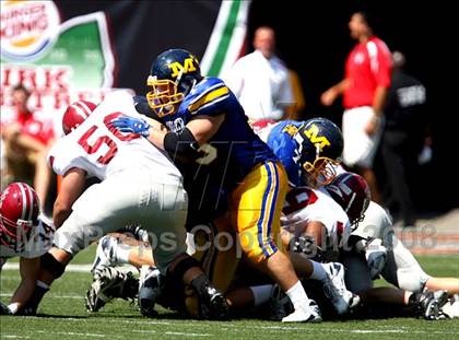 Thumbnail 3 in Montgomery Bell Academy vs. Archbishop Moeller (Kirk Herbstreit Varsity Football Series) photogallery.