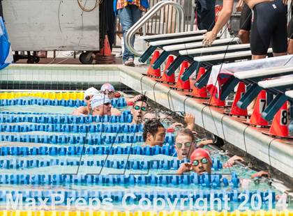 Thumbnail 1 in CIF CCS Boys Swimming Championship photogallery.