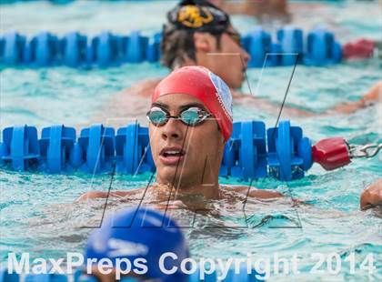 Thumbnail 2 in CIF CCS Boys Swimming Championship photogallery.