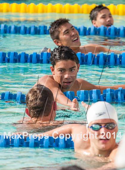 Thumbnail 2 in CIF CCS Boys Swimming Championship photogallery.