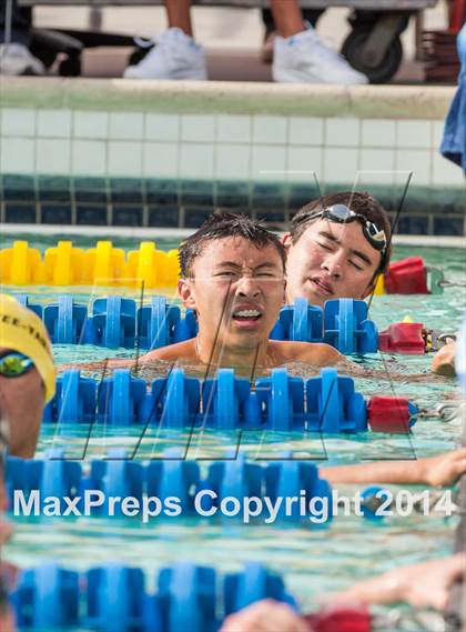 Thumbnail 3 in CIF CCS Boys Swimming Championship photogallery.