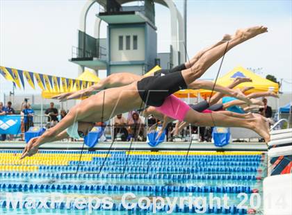 Thumbnail 2 in CIF CCS Boys Swimming Championship photogallery.