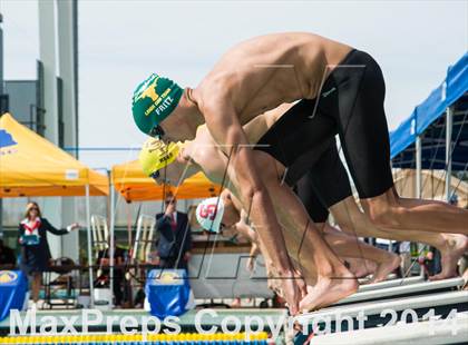 Thumbnail 2 in CIF CCS Boys Swimming Championship photogallery.