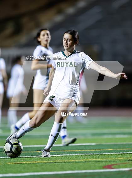 Thumbnail 1 in Oaks Christian vs Royal photogallery.
