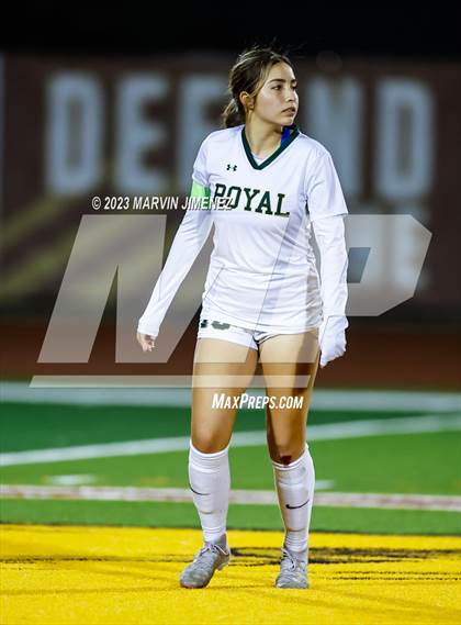 Thumbnail 1 in Oaks Christian vs Royal photogallery.