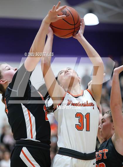 Thumbnail 2 in Portsmouth West vs. Wheelersburg (OHSAA D3 Regional Final) photogallery.