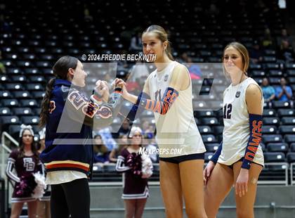 Thumbnail 2 in McKinney North vs. Flour Bluff (UIL 5A Volleyball Division I Final) photogallery.