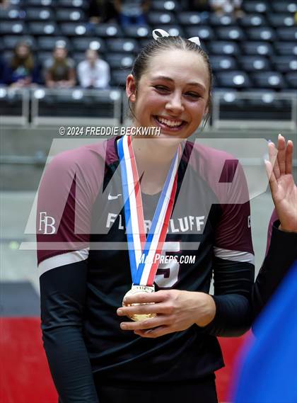 Thumbnail 1 in McKinney North vs. Flour Bluff (UIL 5A Volleyball Division I Final) photogallery.