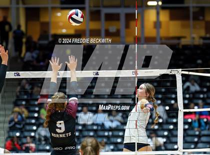 Thumbnail 2 in McKinney North vs. Flour Bluff (UIL 5A Volleyball Division I Final) photogallery.