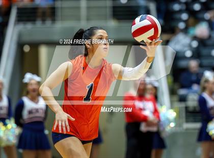 Thumbnail 2 in McKinney North vs. Flour Bluff (UIL 5A Volleyball Division I Final) photogallery.