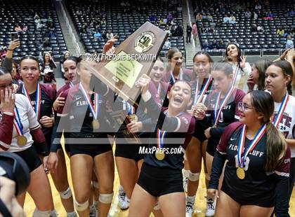 Thumbnail 2 in McKinney North vs. Flour Bluff (UIL 5A Volleyball Division I Final) photogallery.