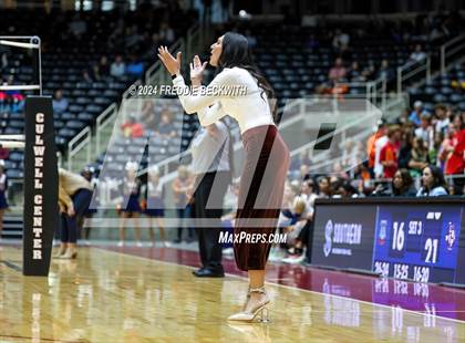 Thumbnail 3 in McKinney North vs. Flour Bluff (UIL 5A Volleyball Division I Final) photogallery.