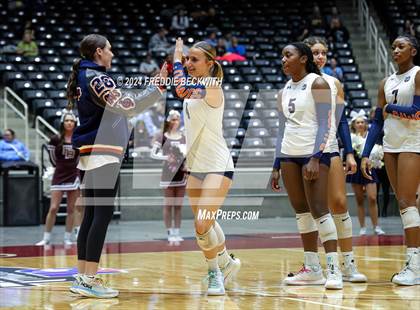 Thumbnail 2 in McKinney North vs. Flour Bluff (UIL 5A Volleyball Division I Final) photogallery.