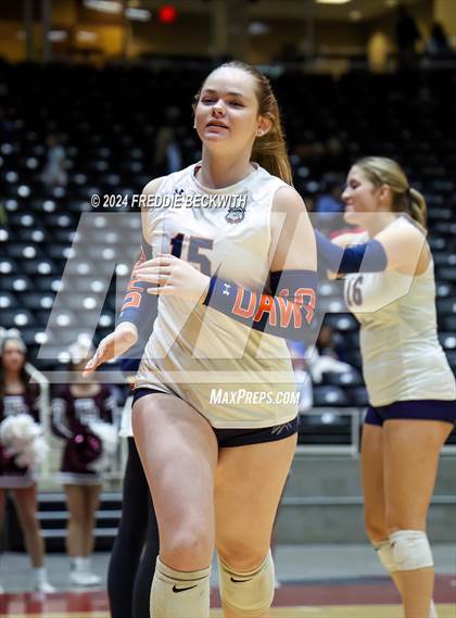 Thumbnail 2 in McKinney North vs. Flour Bluff (UIL 5A Volleyball Division I Final) photogallery.