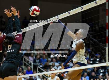 Thumbnail 1 in McKinney North vs. Flour Bluff (UIL 5A Volleyball Division I Final) photogallery.