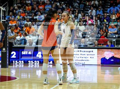 Thumbnail 1 in McKinney North vs. Flour Bluff (UIL 5A Volleyball Division I Final) photogallery.